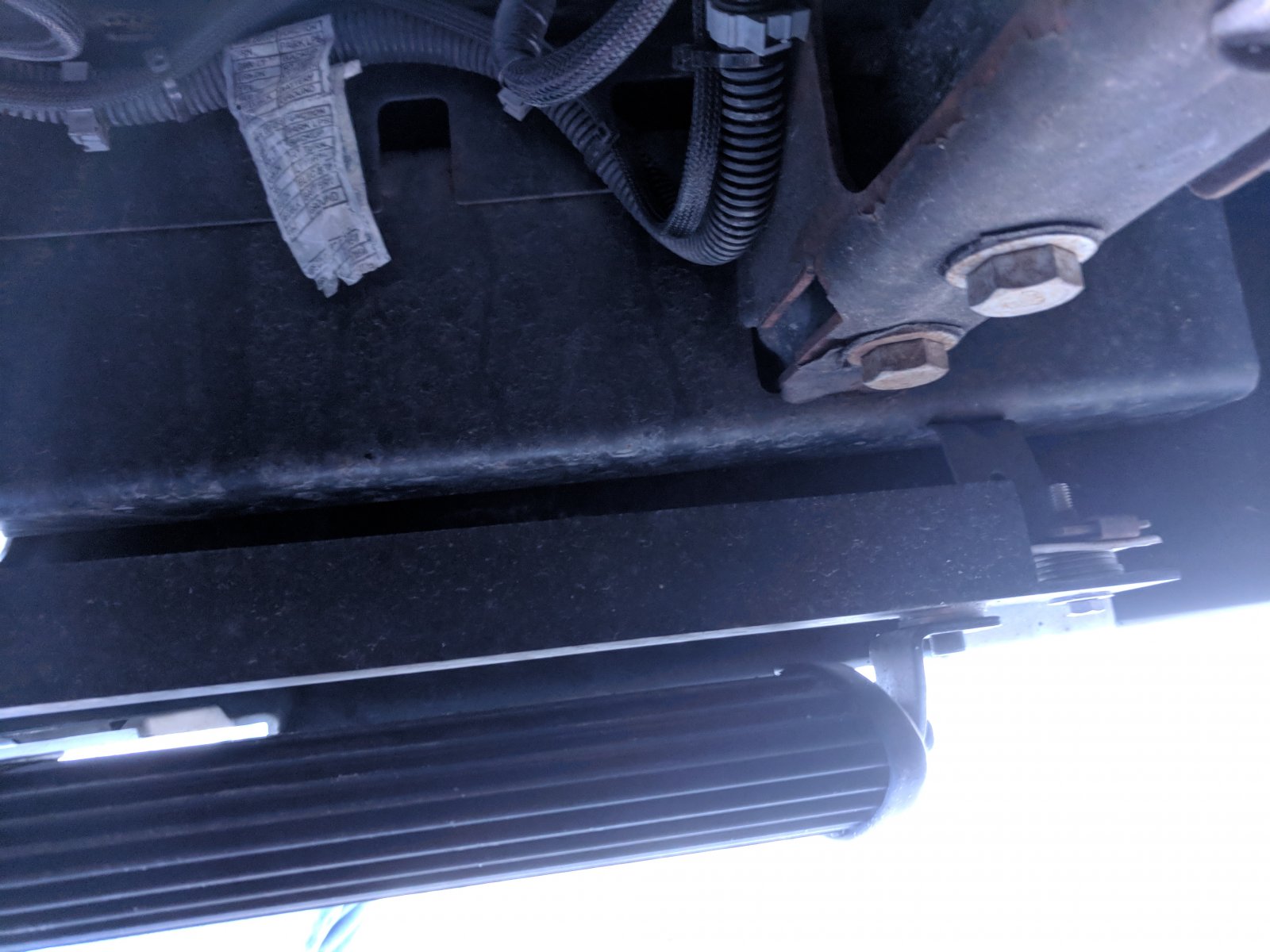 Angle Bar Stock to Bumper Support Bracket Connection View.jpg