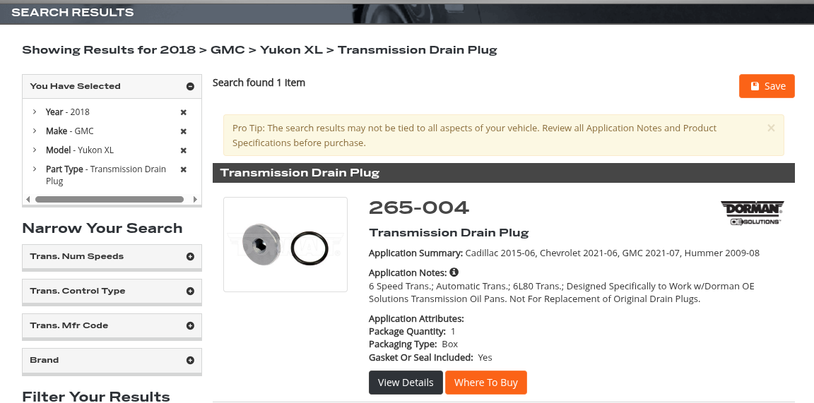 Dorman drain plug & gasket.png