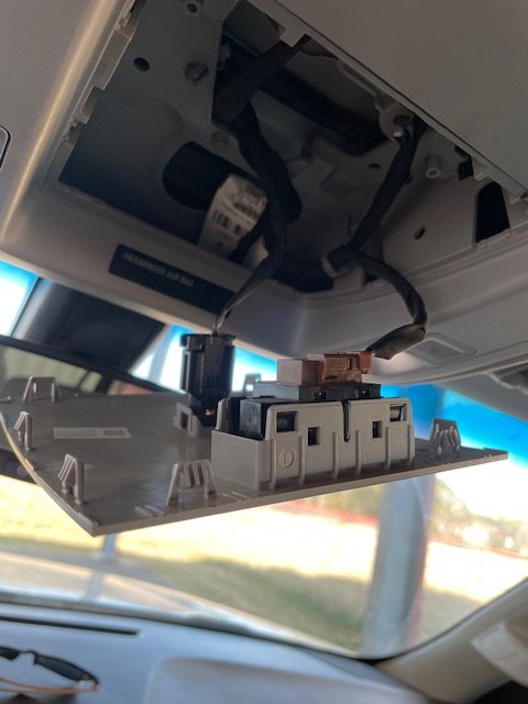 overhead console panel removed.JPG