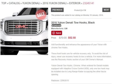 Yukon Denali front bumper with tow hooks.JPG