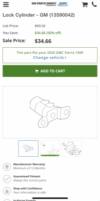 2013-2020 GM Lock Cylinder 13590042  GMPartsDirect.com.png