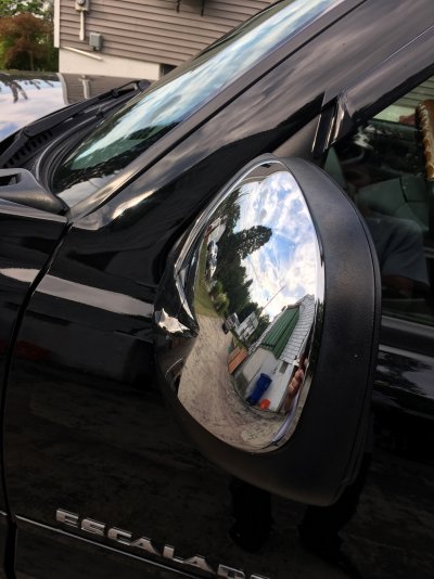 Chrome Mirror Covers installation