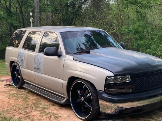 slammed chevy tahoe