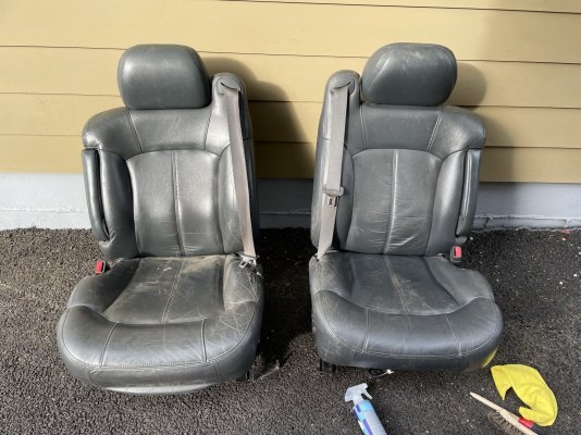 fresh junkyard front seats