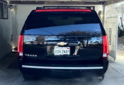 Tahoe with escalade shop tail lights